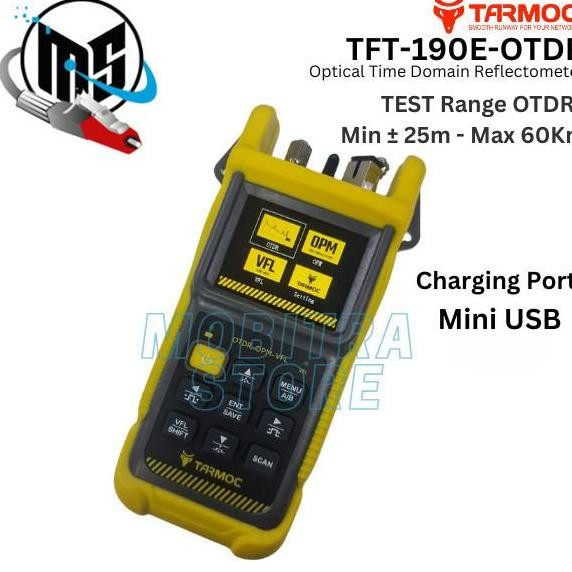 Tarmoc TFT-190E-OTDR | OTDR 1550nm ,OPM,VFL