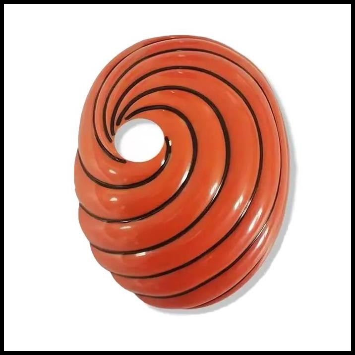 Masker Obito Oranye Merah Topeng Cosplay Anime Topeng Naruto Cos Obito