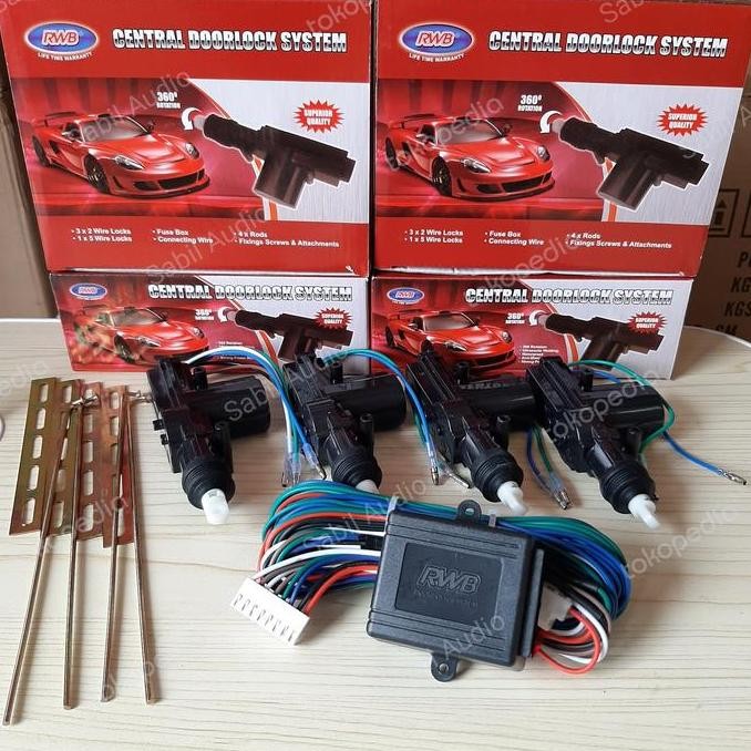 Diskon Central Lock Mobil Otomatis Set Kunci Pintu Remote Control Central Lock Kit