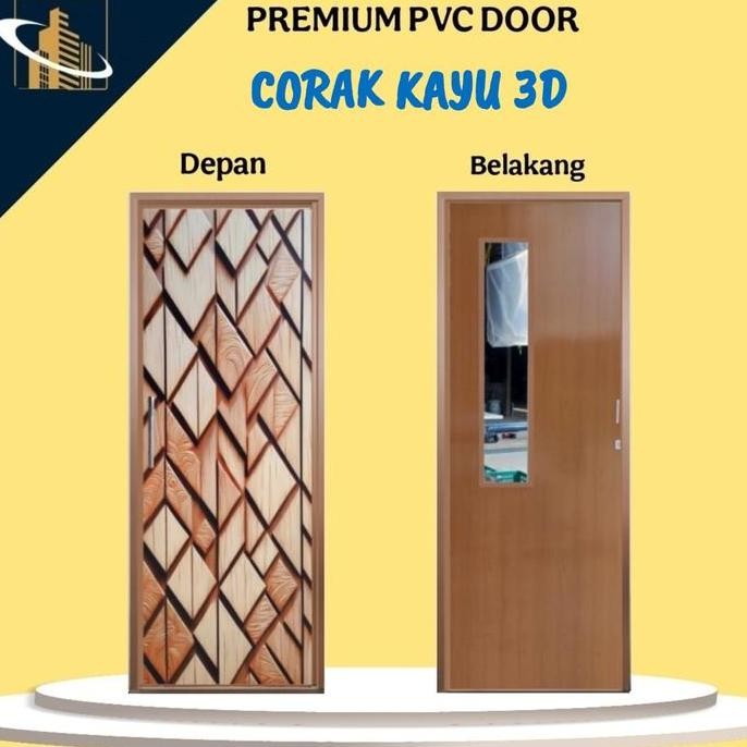 Pintu Kamar Mandi Pvc Premium Deco 2