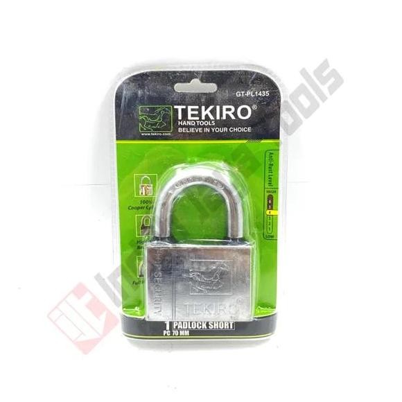 Tekiro Gt-Pl1435 Kunci Gembok 70 Mm Leher Pendek - Rumah Pagar