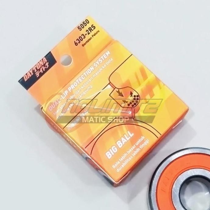 Bearing Daytona 6303 2RS Laher Velg Tiger 250 RX King