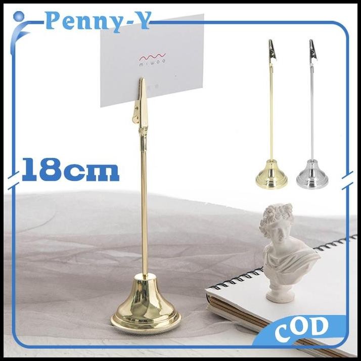 

Tiang Nomor Meja Stainless Steel Table Number Holder Menu Stand