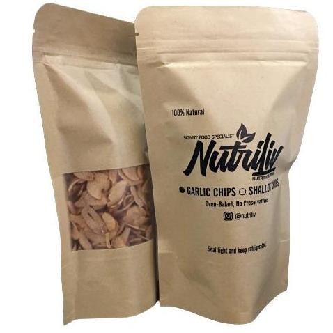 

Diskon! 3 Bungkus Nutriliv Garlic Chips Bawang Putih Oven Panggang