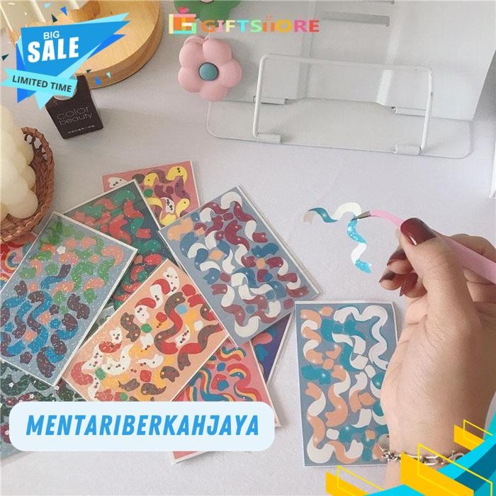 

1PC STIKER PITA MENGKILAP / STIKER DEKORASI BUKU HARIAN DIY INS STYLE SO CUTE SERIES SEQUINS HAND ACCOUNT DIY DECOR COLLAGE MATERIAL PLAIN SHEET STICKERS PRODUK BARU DI TOKO KAMI BY MENTARI BERKAH JAYA