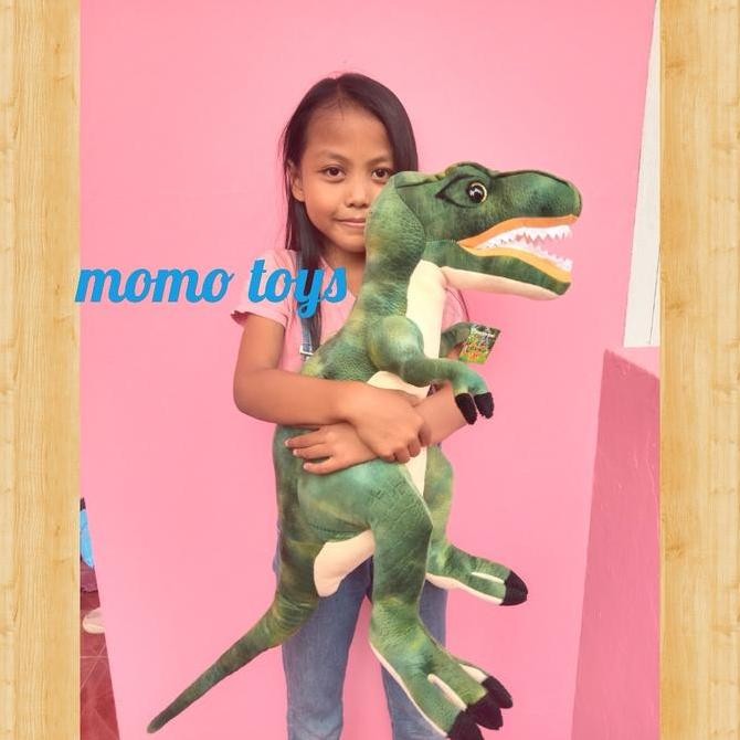 Diskon Boneka Dinosaurus T-Rex Jumbo Mainan Anak Plush Besar Shopee