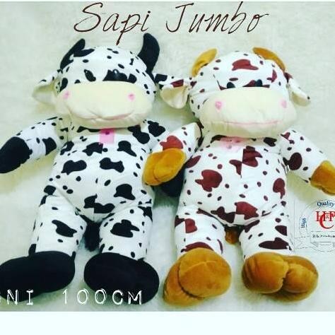 Diskon Boneka Sapi Jumbo Mainan Anak Plush Besar Shopee