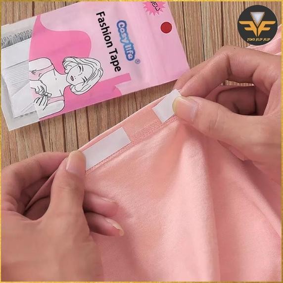 

Rd1- Fashion Tape Perekat Isi 36 Pcs Transparant Pakaian Double Tape Pakaian Solatip Perekat Baju Safety