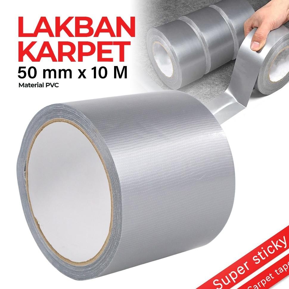 

Rd1- Lakban Kain Karpet Super Lengket Sticky Cloth Floor Duct Tape 10 Meter