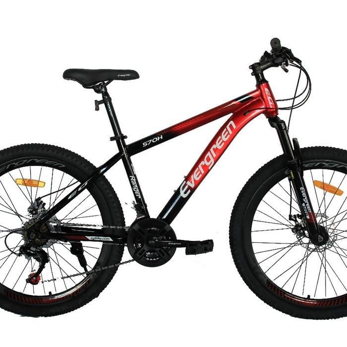 SO (KHUSUS GOJEK) Sepeda Gunung MTB 26 Evergreen Ranger 580" 24 speed