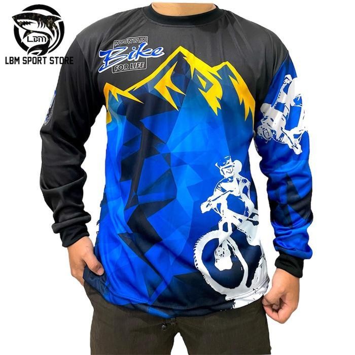SO Baju Jersey Speda Gunung Lengan Panjang Offroad MTB - Sport