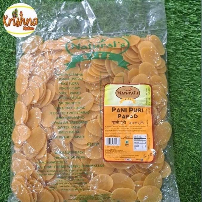 

yang dicari] Natural's Pani Puri Papad 1kg