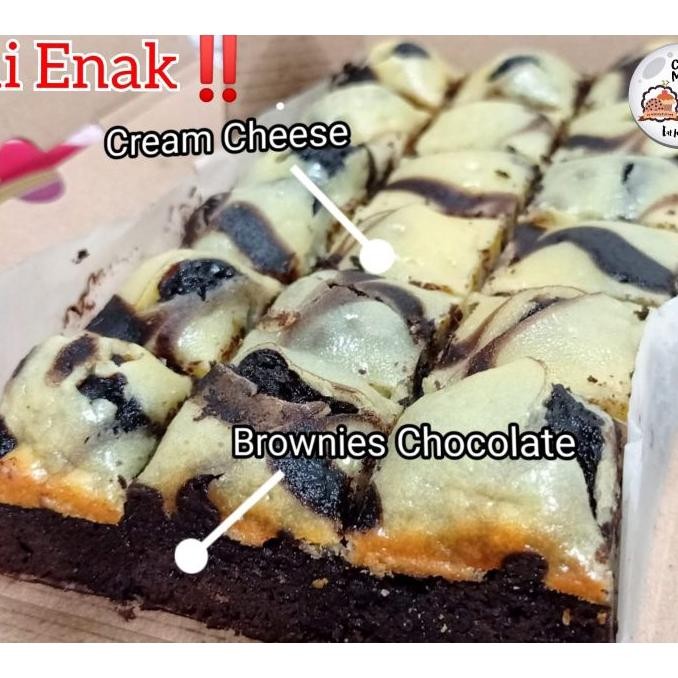 

Brownies Cream Cheese Brownies Cheese Cake 18 Bites Produk Baru Berkualitas