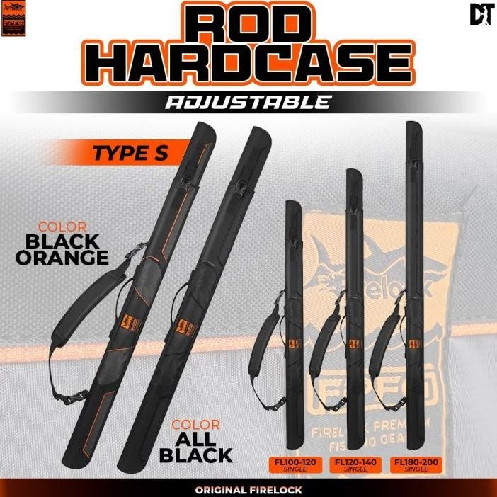 Tas Pancing Hardcase Tas Joran FireLock FPFG Tas Rod Kaku dan Kuat 120 140 200 Peralatan Mancing