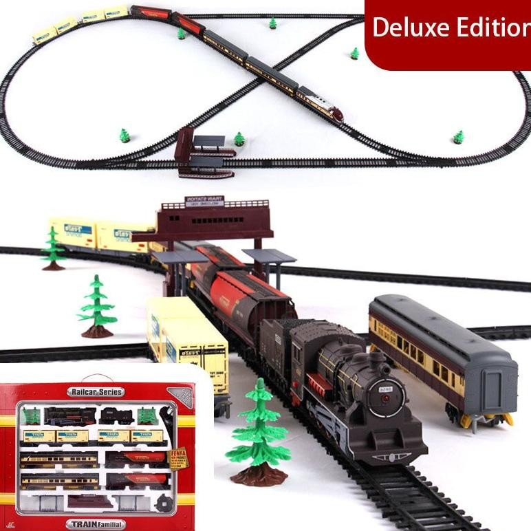 Uy-23 Asli Kereta Api Set Fenfa Klasik Modern Dirakit Musik Rel Kereta Api Simulasi Kado Mainan Anak