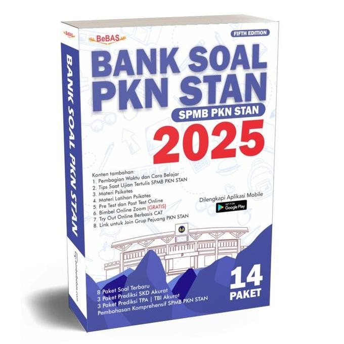 Bebas Buku Bank Soal SPMB PKN STAN - Buku STAN berisi 14 Paket Soal dilengkapi Pembahasan Lengkap