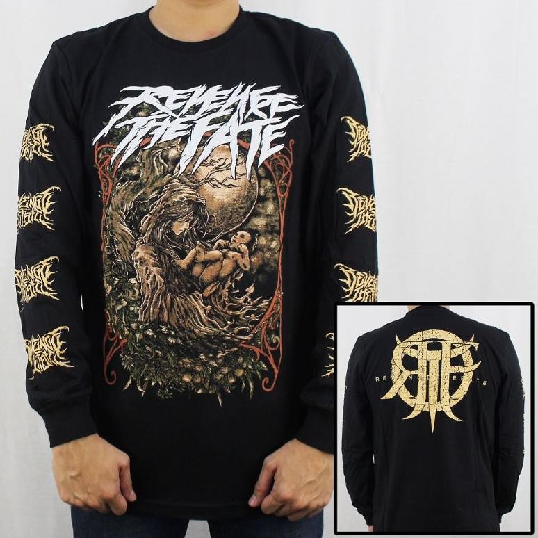 Promo Kaos Musik Metal Kaos Pria Lengan Panjang