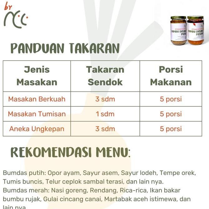 

By NCC Bundling 2 Bumbu Dasar Jar 2x300gr