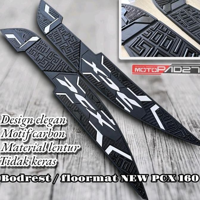 KARPET MOTOR PCX 160 ALAS PIJAKAN KAKI PCX 160 2021-2023 RUBBER