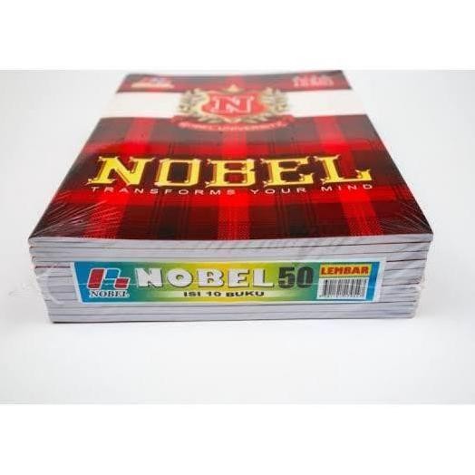 

READY BUKU TULIS CAMPUS NOBEL 50 LEMBAR - 1 PACK ISI 10 BUKU