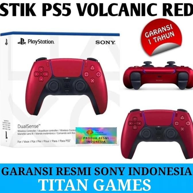 New Promo Stik Ps5 Dualsense Original Sony Wireless Stik Ps5 Volcanic Red