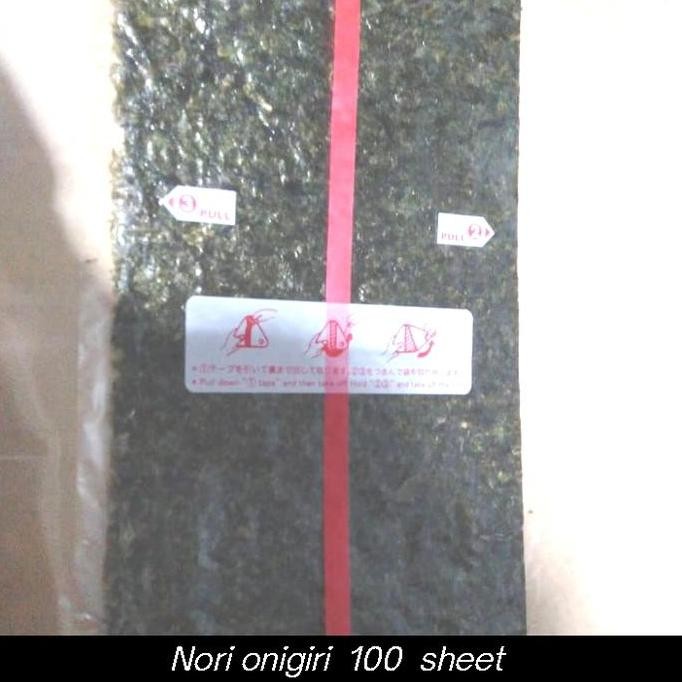 

Produk Baru!! Nori Onigiri Sushi 100 Sheet Rumput Laut Kering Kemasan Ekonomis