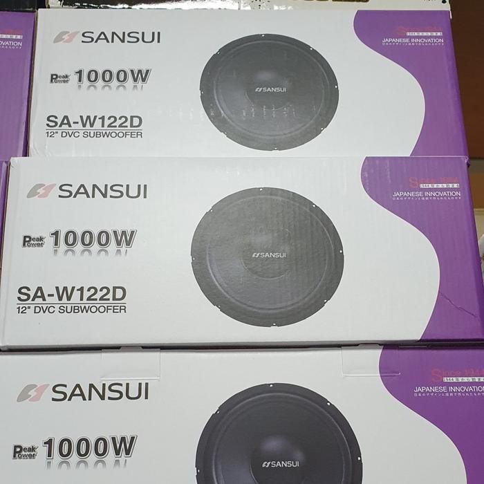 subwoofer Sansui 12inch sa w122d Terbaru
