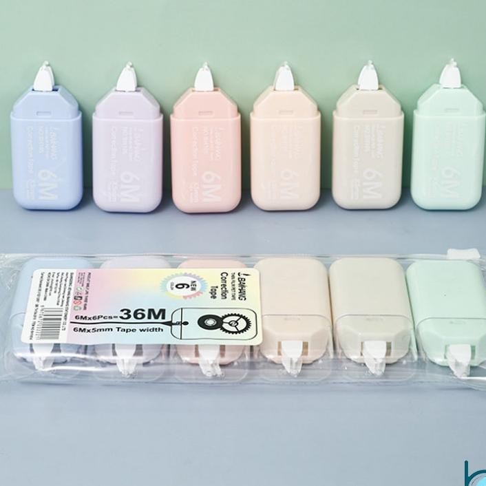 

Correction Tape 6Pcsset Tipex Kertas Roll El Lucu Total 36 Meter Tidak Mudah Putus Best Stationary