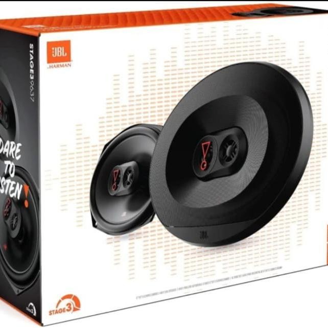 Speaker sepasang oval JBL STAGE3 9637 original jbl stage3 9637 3way Berkualitas Terbaru
