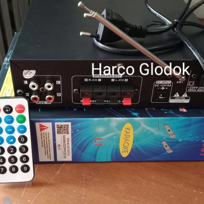 Amplifier karaoke ACOUSTIC AC-6907 LI bluetooth USB SD Terbaru