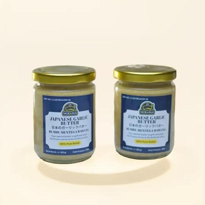 

Promo Wokpan Japanese Garlic Butter Isi 2 Toples - Mentega Bawang Masak Panggang Premium