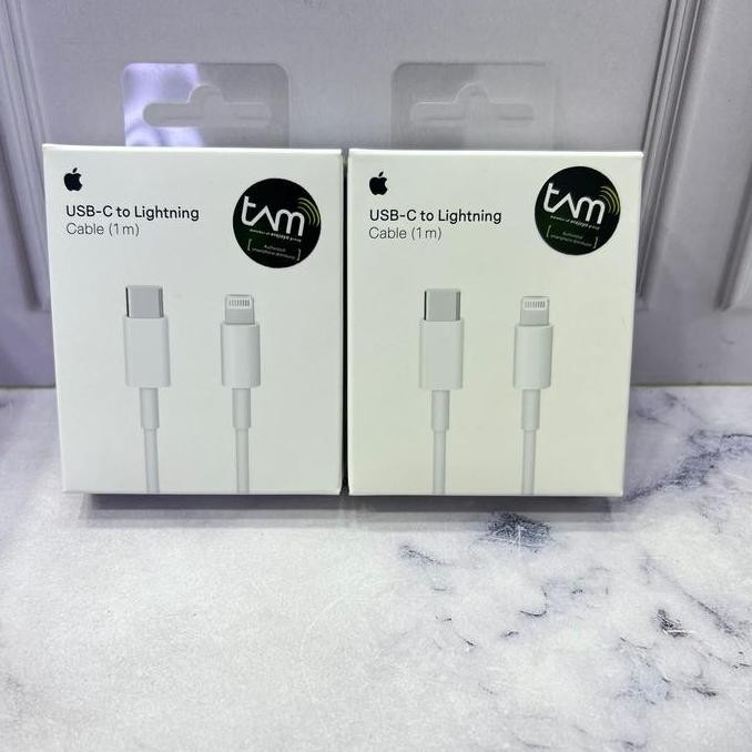TERBARU APPLE CABLE USB-C TO LIGHTNING 1M / KABEL IPHONE RESMI TAM / IBOX TERMURAH
