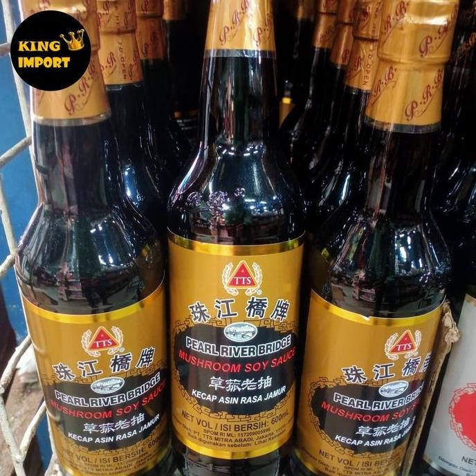 

Promo Pearl River Bridge Mushroom Soy Sauce 600ml - Kecap Asin Jamur