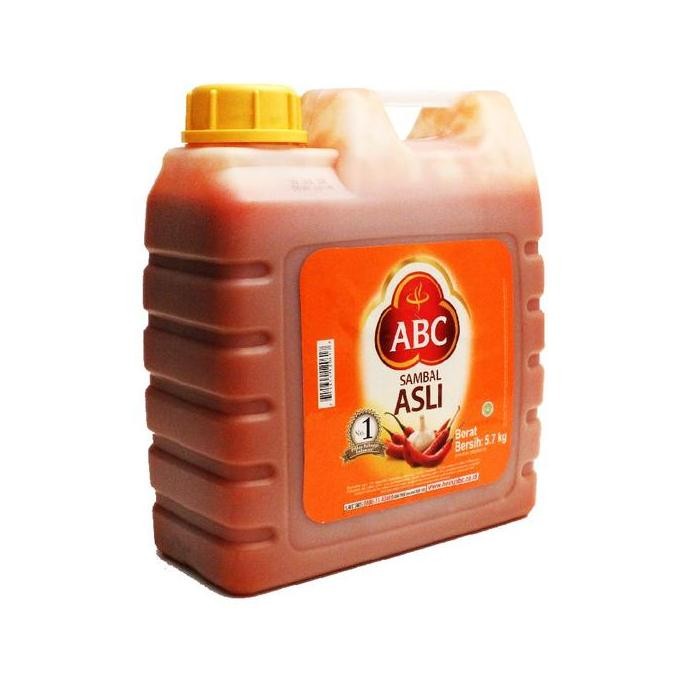 

Promo Sambal ABC Asli Jerigen 5.7 Kg | Chilli Sauce Galon Ekonomis