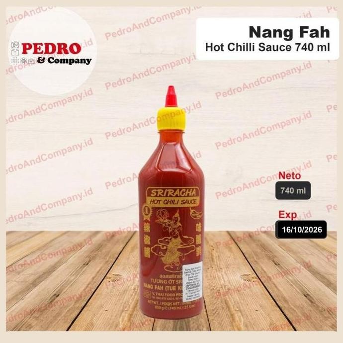 

Promo Sriracha Hot Chili Sauce 740ml Saus Pedas Asli Thailand