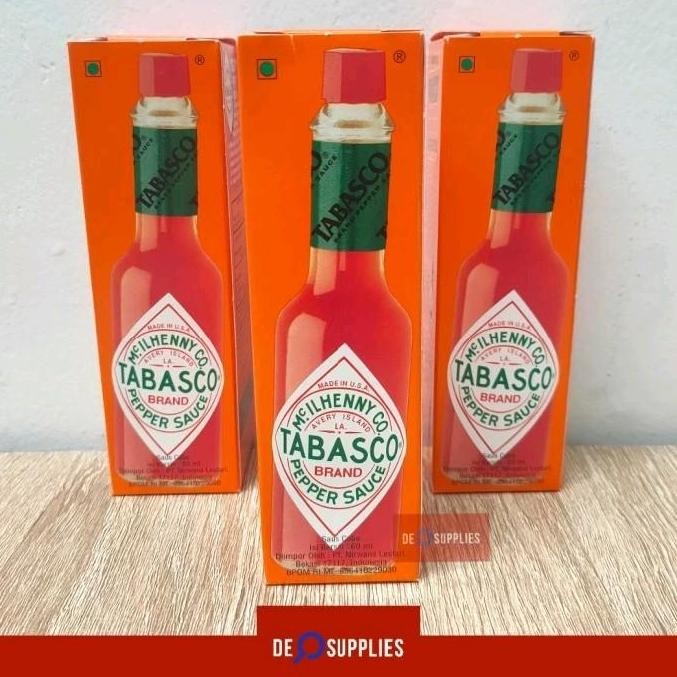 

Promo Tabasco Red Pepper Sauce 60ml - Saus Cabe Pedas Tobasco USA