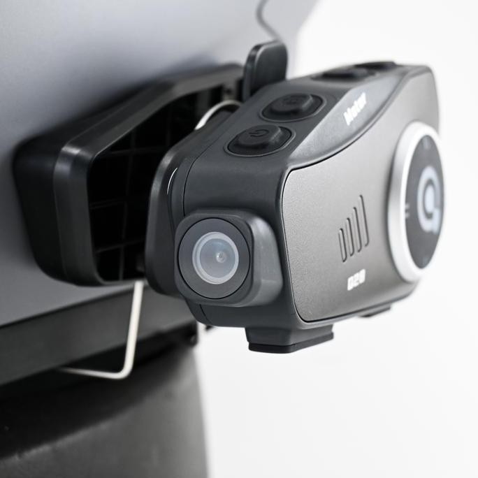 Q28 Kamera helm perekam berkendara sepeda motor headset Bluetooth helm dengan kamera helm video HD 1