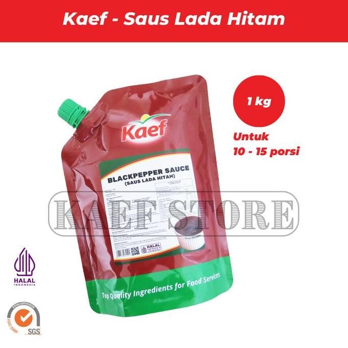 

Promo Kaef Saus Blackpepper 1kg - Saus Lada Hitam Serbaguna