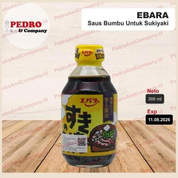 

Promo Ebara Sukiyaki Sauce 300ml - No Tare Saus Jepang Original