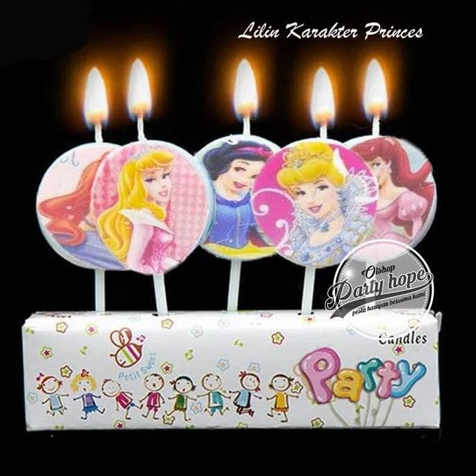 '+'+'+'+] lilin ulang tahun princes / lilin karakter princes / lilin princes