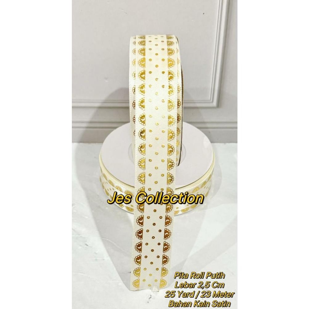 

Terlaris Pita Roll Satin 25 Yard / Pita Roll Lebaran / Pita Hampers Gratis Ongkir