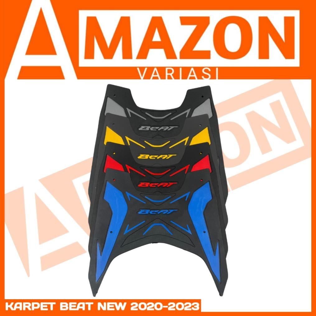 KARPET MOTOR HONDA BEAT 2020-2022 KESET MOTOR BEAT PIJAKAN ALAS KAKI HONDA BEAT NEW TERBARU2020-2022