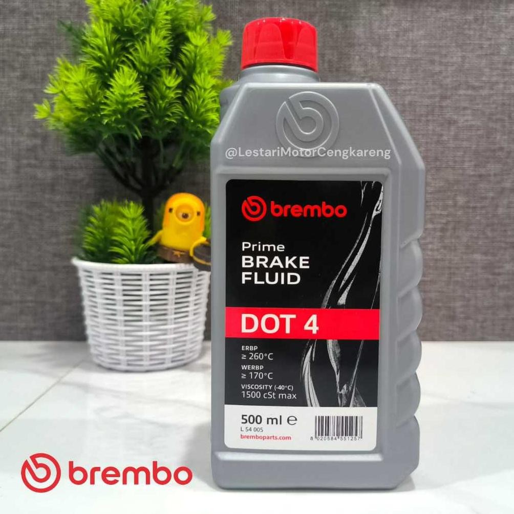 Brake Fluid DOT 4 Brembo 500 ML Original - Minyak Rem Brembo Mobil Motor aSt