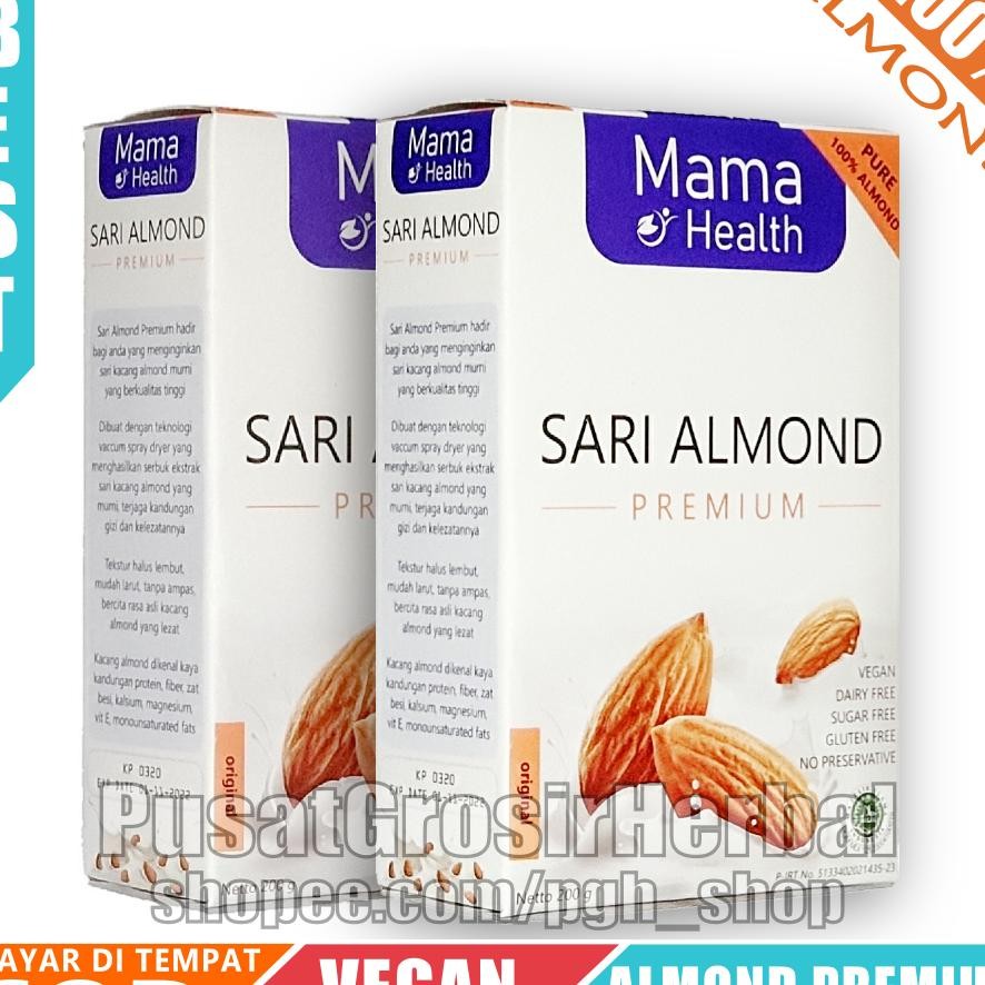 

Mama Health Susu Sari Almond Bubuk Murni Alamon Gluten Free