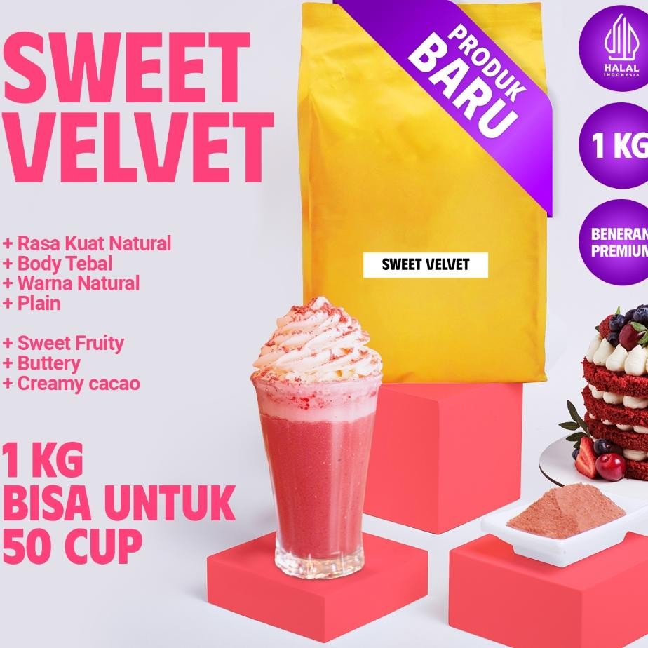 

Jagsta Bubuk Minuman Sweet Veet Sweet Redveet 1 Kg Kualitas Gold