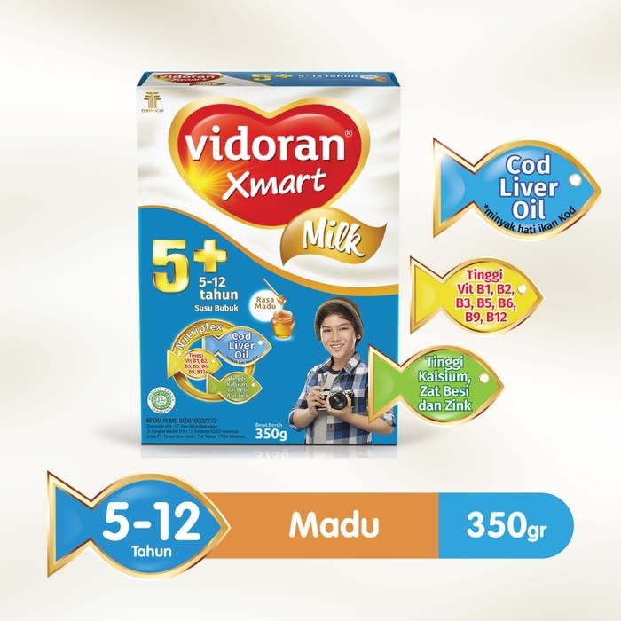 

VIDORAN 5+ MADU 350 GR - RAJA SUSU