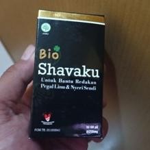 BIO SHAVAKU / BIO SHAFAKU 1 BOTOL ISI 30 PIL/BOTOL UNTUK NYERI TULANG DAN SENDI BPOM