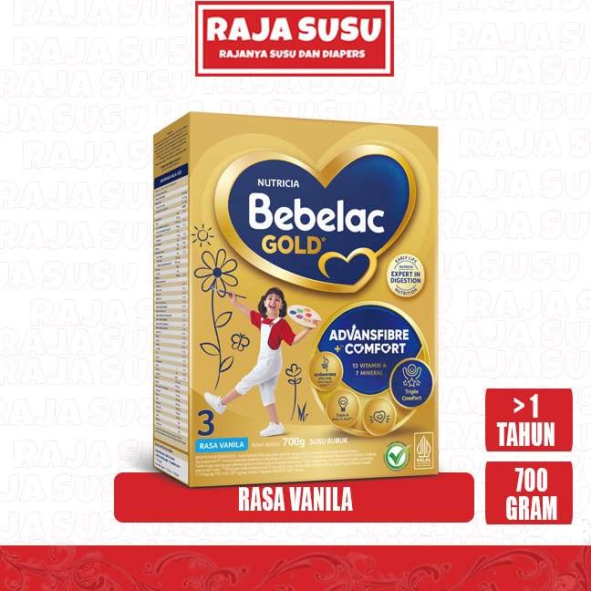 BEBELAC GOLD 3 VANILA 700 GR - RAJA SUSU