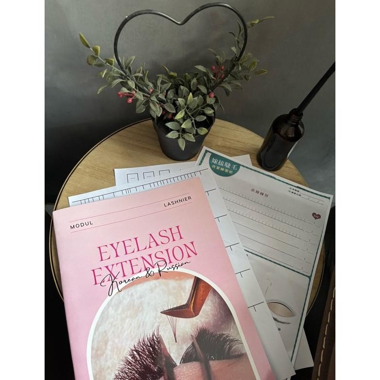 Original Promo Buku Kecantikan Eyelash Extension Basic/Basicpro Full Materi / Modul Eyelash Extensio