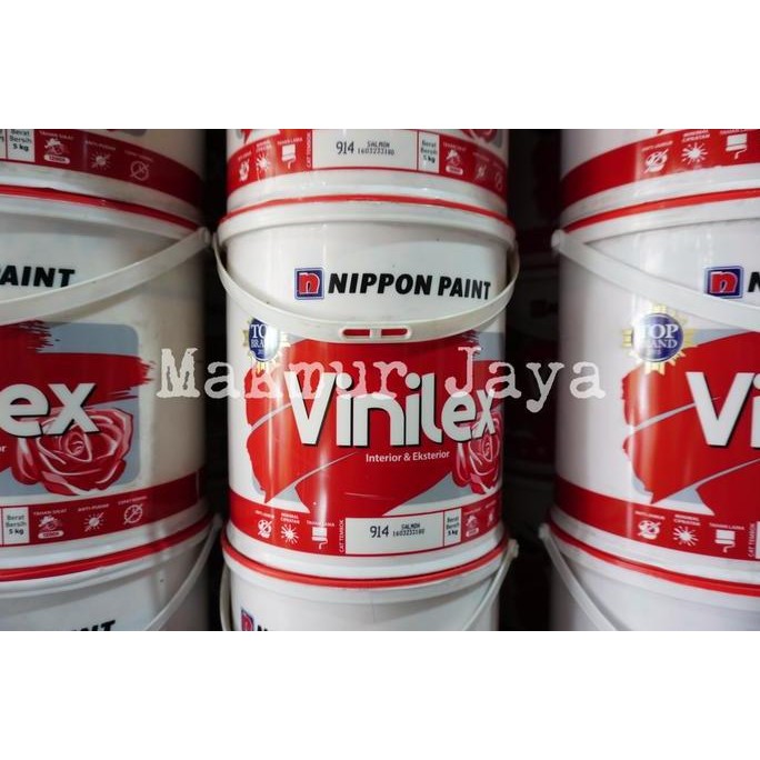 Vinilex 5 Kg Warna Lengkap Cat Tembok Interior Eksterior